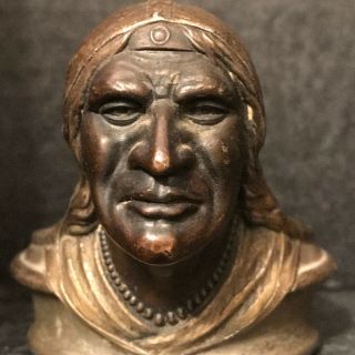 Rare Pontiac Indian Head Chief Radiator Cap Hood Ornament