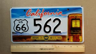 License Plate,  California,  Alpca (cf.  Note),  U.  S.  Route 66 Gas Pump,  562