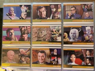 Star Trek Aliens Gold Parallel Card Set (only 100 Exist) Complete