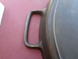HTF HUGE No 20 Griswold Cast Iron Skillet Iron Frying Pan Heat Ring LARGE BLOCK 5