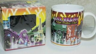 Las Vegas High Rollers Club Coffee Mug Cup Souvenir Gift