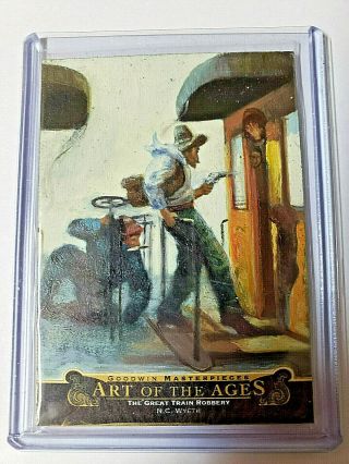 1/1 Art Of The Ages The Great Train Robbery With Artist Auto 15 Goodwin Champion
