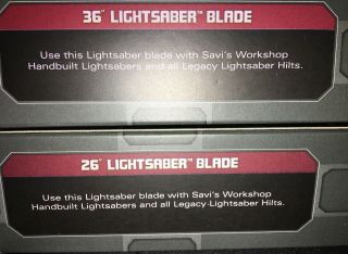 Star Wars Galaxy’s Edge Ahsoka Tano LightSaber,  24” & 36” Blades 4