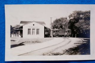 Small Photo: Pe 1025 & 1051 At Temple City Pe Station - 11/23/41