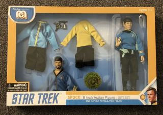Star Trek Spock Mego Action Figure Mirror Universe Sdcc 2019 Thinkgeek Exclusive
