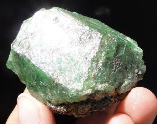 854ct Green Grossular TSAVORITE XXL Crystal - Merelani Hills,  Tanzania 2
