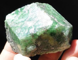 854ct Green Grossular TSAVORITE XXL Crystal - Merelani Hills,  Tanzania 6