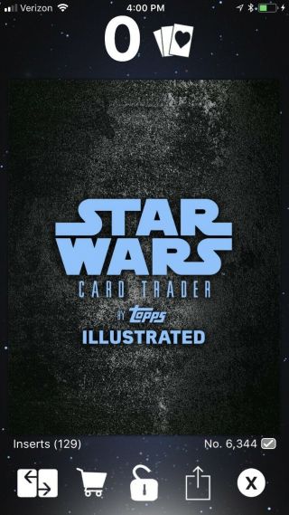 Star Wars Card Trader CTI - Illustrated - Blue Bounty Hunters Cc 129 2