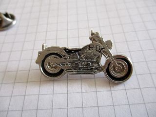 Moto Harley Davidson Fat Boy Motorcycle Vintage Lapel Pin Badge Us13