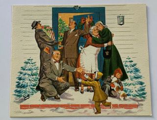 Vintage Christmas Greeting Card Forrer 