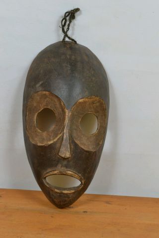 African Tribal Art,  Wooden Hand Carved Mask From Congo