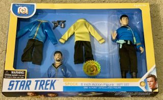 Sdcc 2019 Exclusive Star Trek Spock Mego Action Figure Mirror Universe Thinkgeek