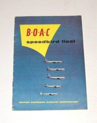 Boac.  Speedbird Fleet Booklet