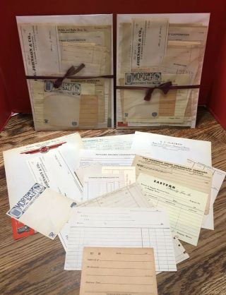 Vintage,  15 Pc.  Mostly Business/ Letter Heads,  Ephemera,  Collage,  Books,  Crafting