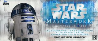 Star Wars Masterwork 2017 Factory Trading Card Hobby Box (4 Mini Boxes)