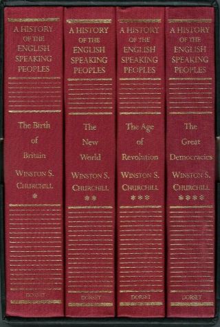 Winston Churchill History Of English Speaking Peoples Set: All 4 Hardcover Books