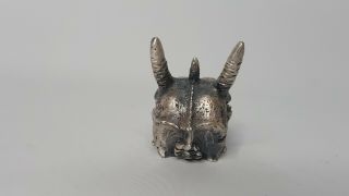 Veronese Myths and Legends Pewter Dragon Skull Figurine 4