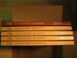 Automobile Quarterly - 5 Books In Vol 51 & 52