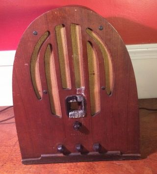 Philco Cathedral Babygrand Model 60 Tube Radio 1937 Superheterodyne