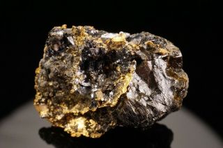 UNIQUE Native Gold in Sphalerite & Galena PANAMINT,  CALIFORNIA 12