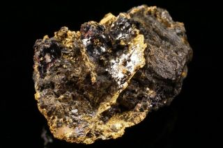 UNIQUE Native Gold in Sphalerite & Galena PANAMINT,  CALIFORNIA 3