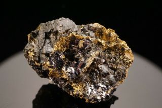 UNIQUE Native Gold in Sphalerite & Galena PANAMINT,  CALIFORNIA 4