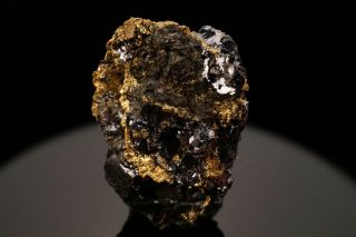 UNIQUE Native Gold in Sphalerite & Galena PANAMINT,  CALIFORNIA 6