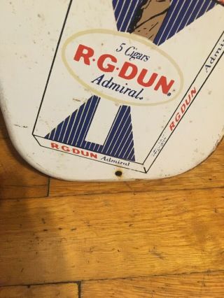 Rare R G Dun Cigar Cigarette Advertising Thermometer Sign 5