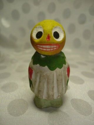 Cool Old Smiling Jack - O - Lantern Figurine Germany Halloween