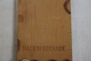Hoffritz Tan Leather/White Canvas Razor Strop Prima Rindleder Made in Germany 6
