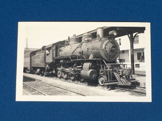 Atchison Topeka & Santa Fe Railway Engine Locomotive No.  735 Antique Photo