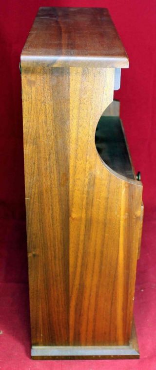 Decatur Industries 7 - Pipe Rest Stand Cabinet - Walnut Wood - Tobacco - Vintage 6