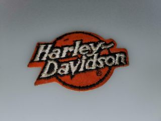 Harley Davidson Small Orange Patch