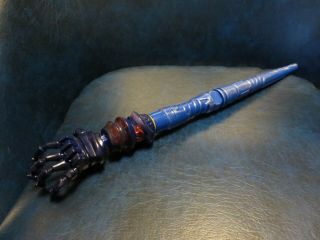 Blue & Silver Magiquest Wand With Mystic Hand Topper Great Wolf Lodge