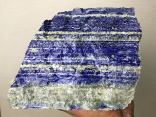 Aaa Top Quality Solid Lapis Lazuli Rough 13.  5 Lbs - From Afghanistan