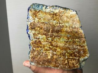 AAA TOP QUALITY SOLID LAPIS LAZULI ROUGH 13.  5 LBS - FROM AFGHANISTAN 3