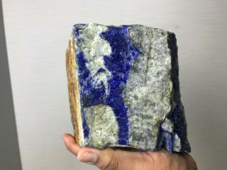 AAA TOP QUALITY SOLID LAPIS LAZULI ROUGH 13.  5 LBS - FROM AFGHANISTAN 6