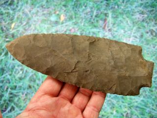 Large Extra Fine 7 3/4 inch G10 Kentucky Benton Point with DUAL s Arrowheads 3