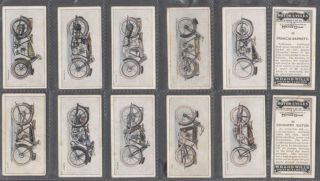 CIGARETTE CARD SET W.  D.  & H.  O.  WILLS LTD,  MOTOR CYCLES 1926 (ID:984/AM420) 4