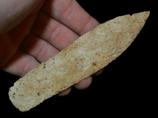 Fine Archaic Knife Clay Co Missouri Indian Arrowhead Artifact Collectible Relic