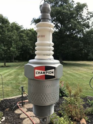 Vintage Plastic Champion Spark Plug Store Display Promotional Advertisement