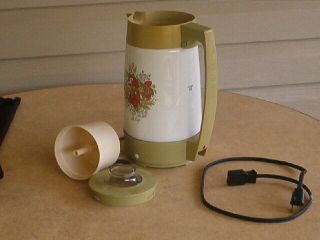 Vintage RARE Corning Ware 12 Cup Electric Percolator Coffee POT - GREAT 3