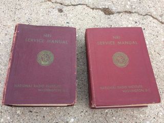 Antique National Radio Institute Nri Service Manuals Vol 1 & 2 1940s 3000,  Pages