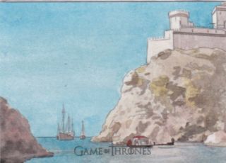 2019 Rittenhouse Game Of Thrones Inflexions Sketch Card 1/1 Roy Cover