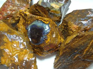 Natural Boulder Opal Rough Parcel From Winton 2.  68 Kg Total Lapidary Hobby