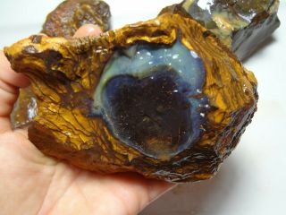 Natural Boulder Opal Rough Parcel From Winton 2.  68 KG Total Lapidary Hobby 3