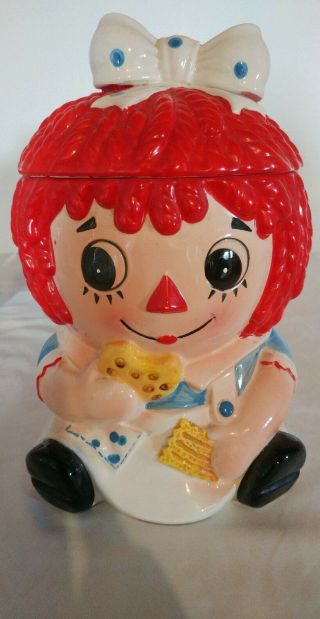 Set - Vintage Napcoware Raggedy Ann and Andy Cookie Jars (2) 2