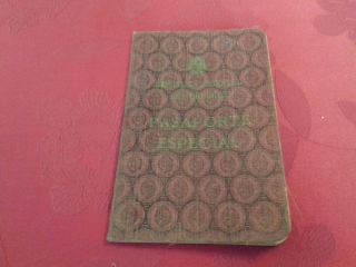 1950 Uruguay Official Passport Sevice For Travel To Europe - Full Of Visas Amg