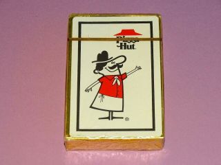 Vintage Pizza Hut Brown & Bigelow Playing Cards Deck
