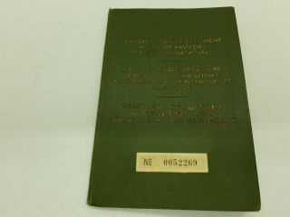 1949 Germany Amg Passport Reisepass Issued In Dusseldorf Travel To France Saar